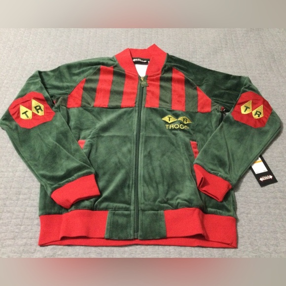 World of Troop Double Diamond Warm Up Top Full Zip Size S - Picture 1 of 11